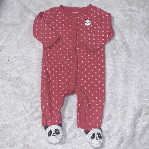 Carter's Other - (2 for $10) Carter’s panda footie / sleeper 🐼